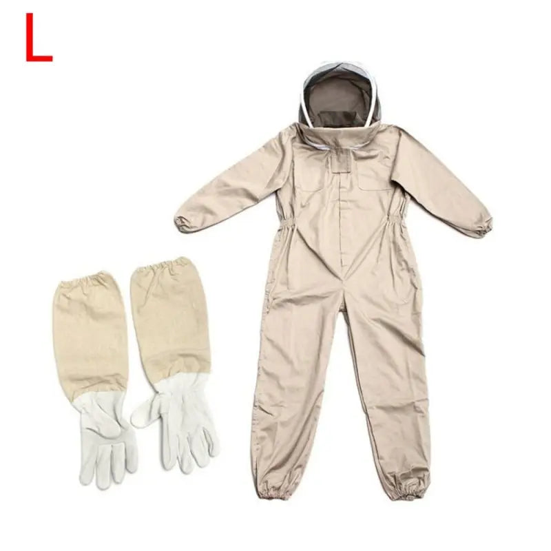 🐝 Professional Full Body Beekeeping Suit with Gloves – Ventilated Protection
